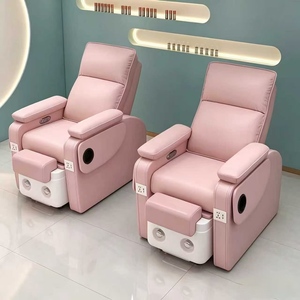 Modern Leather Beauty Salon <b>Sofa</b> <b>Chair</b> Multi-Functional Foot Care Foot Bath Massage Leisure - Product Image 1