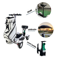 Eswing US Stock 4-Wheel Electric Golf Scooter Mini chariot de golf en aluminium Caddy pour adultes stocké à l'entrepôt américain