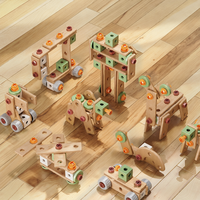 Coffret de jeu d'assemblage éducatif pour enfants : Boîte à outils de réparation en plastique avec perceuse électrique, tournevis et jeu de vis
