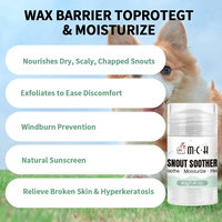 Extrait végétal végétalien, ingrédients naturels, apaisant pour le museau des chats, chiens, lapins - Guérit la peau sèche, formule comestible et silencieuse