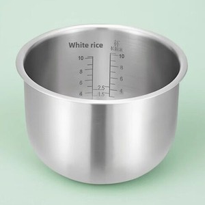 Accessoires compatibles pour <span class=keywords><strong>cuiseur</strong></span> à <span class=keywords><strong>riz</strong></span>, cuve intérieure en acier inoxydable <span class=keywords><strong>DE</strong></span>/MG/CA/MS/DY, non revêtue, qualité alimentaire, 5L - Product Image 6