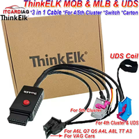 Cable ThinkElk MQB MLB UDS 3 en 1, Kit de Cable para Plataforma de Prueba de Panel de Control para V-W 4/5th Cluster para Audi A6 A8 A4 Q5 Q7, Cable MLB MQB
