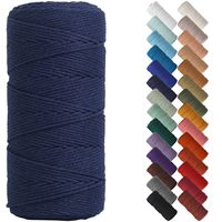 Cordon en macramé naturel, corde en coton, fil en macramé