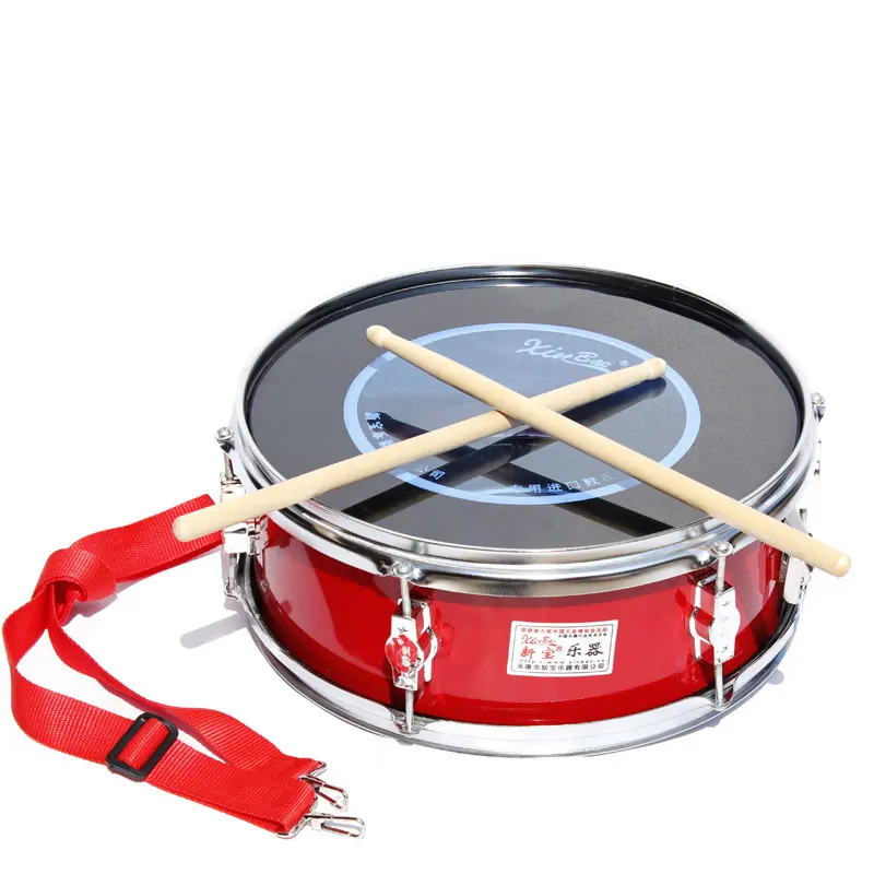 Trống Snare Cao Cấp Bán Trực Tiếp Tại Nhà Máy Trống Snare Trong Suốt Hai Tông Màu Cho Học Sinh 13 Inch