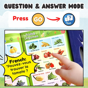 Libro Interactivo Bilingüe en Francés o Inglés de Cartón para Niños, Aprendizaje de Idiomas con Impresión Offset - Product Image 4