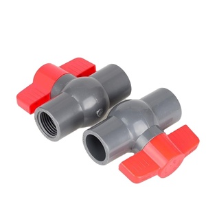 Vanne à boisseau sphérique manuelle en <span class=keywords><strong>PVC</strong></span>, filetée, de 1/2 à 8 pouces, pour l'alimentation en eau, avec poignée - Prix usine - Product Image 3