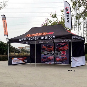Stand de salon professionnel en aluminium avec impression personnalisée par sublimation, 3x3m/3x6m, pliable et portable, tente de jardin extérieure - Product Image 3