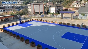 Système de revêtement de sol modulaire en plastique PP antidérapant pour gymnases multi-usages - Product Image 5