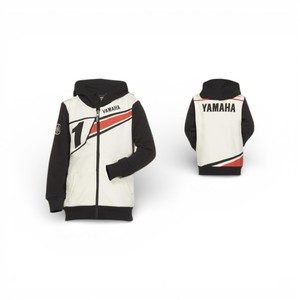 Sudadera con Capucha para Niños Yamaha B17AT406B9 en Blanco, Negro y Rojo - Product Image 1