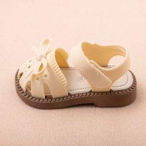 <span class=keywords><strong>Sandales</strong></span> d'été pour filles, mignonnes, avec nœud, respirantes, antidérapantes, chaussures pour enfants, semelles souples confortables, <span class=keywords><strong>sandales</strong></span> de plage pour enfants - Product Image 4