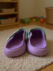 รองเท้าแตะพีวีซี 35-40 230-250 มม. กันลื่น ปิดนิ้วเท้า ใส่ได้ทุกฤดู ใช้ในบ้าน พื้นรองเท้า EVA - Product Image 2