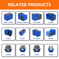 Baterai DESAY 280Ah Lifepo4 Grade A LFP 3.2V 50Ah 100Ah 280Ah 314Ah 340Ah Sel Prismatik Lifepo4 Baterai Ion Litium untuk ESS