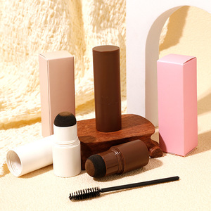Poudre de cheveux imperméable pour <span class=keywords><strong>sourcils</strong></span> timbre pochoir impression Kit de mise en forme maquillage cheveux correcteur racine couvrir instantanément - Product Image 6