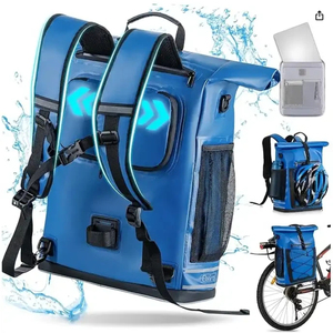 Sac à dos de vélo extensible 3-en-1 étanche 20-33L avec compartiment <span class=keywords><strong>pour</strong></span> ordinateur portable <span class=keywords><strong>pour</strong></span> <span class=keywords><strong>porte</strong></span>-bagages – Vente directe usine - Product Image 1