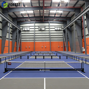 สนามกีฬาในร่มแบบประกอบเร็วระดับพรีเมียม สถานที่จัดกิจกรรมกีฬาอเนกประสงค์ โครงสร้างโมดูลาร์เกรดอุตสาหกรรม แข็งแรงทนทานสูง - Product Image 1