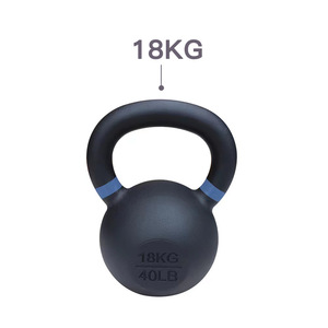 1-20KG di polvere colorata cappotto Kettlebell pesi per donne e uomini | Rivestimento in polvere per la durevolezza, ponderato in chilogrammi - Product Image 2