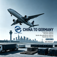 Transitaire Aérien International de Chine vers l'Allemagne (FRA, MUC, BER, HAM) – Service de Fret en Vrac CIF CFR