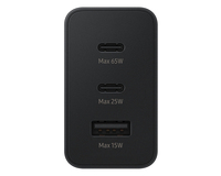 Chargeur en gros Type C 3 ports Adaptateur secteur Trio Original Super Rapide 65w Pd T6530 pour Samsung Galaxy S22 S21 S20 Note20 Ultra