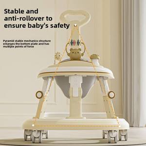 Déambulateur d'apprentissage en plastique transfrontalier <span class=keywords><strong>pour</strong></span> bébés de 6 à 18 mois, anti-renversement, multifonctionnel, avec capacité de charge de 10 kg, vente en gros - Product Image 3