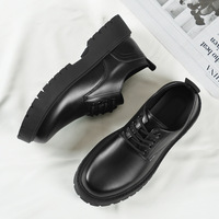 Nouvelles chaussures décontractées pour hommes, chaussures de travail rétro, à lacets, semelle souple, respirantes et à semelle épaisse, chaussures à bout large