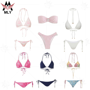 Vente en gros de papier peint personnalisé pour femmes, européen, sexy, fille, bikini, maillot de bain de grande taille - Product Image 4