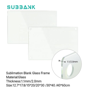 Subbank การพิมพ์ด้วยความร้อนแบบระเหิดกรอบรูปทำจากแก้วพลาสติกโฮโลแกรมสำหรับตกแต่งกระจกนิรภัยงานตามสั่ง - Product Image 4
