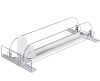 Système de poussoir à ressort pour rayonnages de supermarché, alimentation automatique, pour bouteilles, boissons en conserve et snacks, robuste
