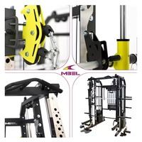 Máquina Smith Comercial de Fábrica, Jaula de Potencia, Soporte para Sentadillas, Máquina Multifunción de Cable Cruzado, Soporte de Entrenamiento, Equipo de Ejercicio de Fuerza