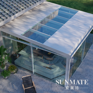 <span class=keywords><strong>Kit</strong></span> de véranda en aluminium <span class=keywords><strong>sur</strong></span> <span class=keywords><strong>mesure</strong></span> avec double vitrage en verre trempé, solarium 4 saisons, enclos de patio pour villa, cour arrière - Product Image 5