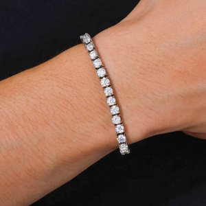 <span class=keywords><strong>Pulsera</strong></span> de <span class=keywords><strong>tenis</strong></span> de acero inoxidable 316L con diamantes de moissanita VVS Eternal Brilliance, aplicable a cualquier ocasión, joyería al por mayor para uso diario. - Product Image 2