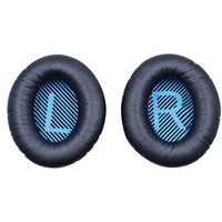 Coussinets d'oreille en cuir protéiné en gros pour Bose QC15 QC25 QC35, coussinets en mousse à mémoire de forme, isolation phonique, coussinets de remplacement doux