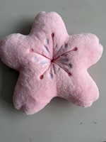 Maßgefertigte Großhandels-Kirschblüten-Kissen mit Exquisiter Stickerei Gefüllt mit Weicher PP-Baumwolle Blumen-Puppe Sofa-Dekorationen Geschenke