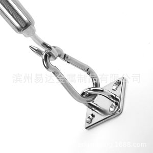 ชุดอุปกรณ์กันแดดสแตนเลส Eda รุ่น M5 พร้อมตัวล็อคประตูแบบสี่เหลี่ยม ชุด 32 ชิ้น อุปกรณ์เสริมสำหรับผ้าใบกันแดดกลางแจ้ง - Product Image 3