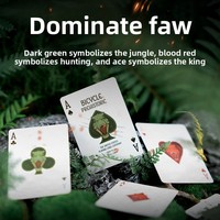 Cartes à Jouer Design T-Rex Préhistorique Jurassic – Jeu de Cartes Premium de Collection pour Magie, Cardistry et Poker – Vente en Gros/Détail