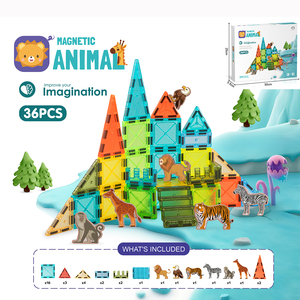 Juego de Construcción Magnético de Animales Marinos, 44 Piezas, Bloques de Construcción Magnéticos STEM, Juguetes Educativos para Niños con Criaturas Marinas - Product Image 4