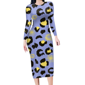 4XL <strong>Dresses</strong> Women Summer Casual White <strong>Dresses</strong> Lovely <strong>Sunflower</strong> Print Elegant Evening <strong>Dresses</strong> Party Wear <strong>Long</strong> Sleeve Clothing - Product Image 4