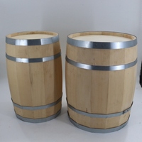 Baril à whisky et à vin en bois massif de chêne et de bambou, gravé à la main, sur le thème des fruits - Taille personnalisable, décoration de table multifonctionnelle