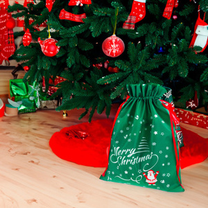 Sac cadeau de Noël du Père Noël pour l'emballage de cadeaux de fête, la distribution de cadeaux, les célébrations familiales et la décoration festive - Product Image 3