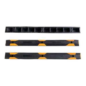 自動車駐車装置1650mmゴムホイールストッパーガレージ & 駐車場用プラスチック - Product Image 2