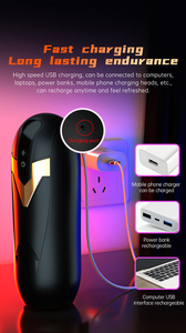 Masturbador Automático Masculino Iron Man, Copa con 9 Velocidades, Vibración Telescópica, Calefacción, Juguete Sexual con 4 Velocidades de Pronunciación Escalable - Product Image 6