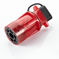 American Hot Selling 12V 4-Wege-Klinge an 4-Wege-Flachstecker Adapter Kunststoff-Anhänger anschluss