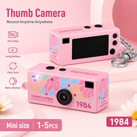 Mini Cámara Retro CCD para Vlog, Tipo Llavero, 720P HD, Videocámara Digital con Flash Incorporado, 21 Filtros Ajustables para Viajes al Aire Libre