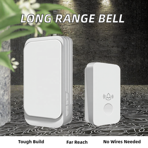 Campanello Wireless Cinetico Moderno Resistente alle Intemperie, Portata 300m, 38 <span class=keywords><strong>Suonerie</strong></span>, 4 Livelli di Volume, per Hotel, Alimentazione a Spina, Basso Consumo 1 - Product Image 3