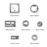 Mini Etiqueta Adhesiva Personalizable Blanca, Etiqueta NFC Programable para Pagos, Control de Acceso, Chip NTAG215, Memoria de 504 Bytes, 13.56MHz RFID