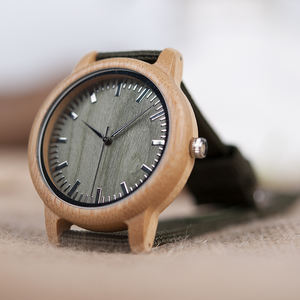 Relojes de Moda para Hombre, Correa de Nailon de 44 mm, Caja de Madera, Venta al por Mayor, Entrega Rápida, Oferta - Product Image 3