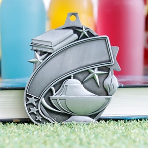 เหรียญรางวัลทองคำ 3 มิติ LY Wholesale Spot Medalla De Metal สำหรับรางวัลทางการศึกษา - Product Image 5