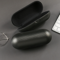 Étui à lunettes E88 personnalisable, tendance, créatif, semi-rigide, à motif solide, portable, résistant à la pression, protecteur