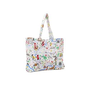 Bolsa de Compras de Lona Estampada de Primera Calidad con Asa de Algodón y Precio Competitivo - Product Image 3