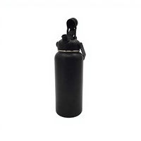 Bouteille d'eau isotherme Jiahe en acier inoxydable à double paroi, 32 oz, anti-fuite, avec poignées, idéale pour la rentrée scolaire