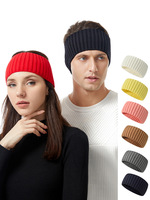 Vente en gros de bandeaux d'hiver bandeaux tricotés doux pour femmes bandeau élastique au crochet polaire bandeau chaud pour cheveux turban écharpe de cou